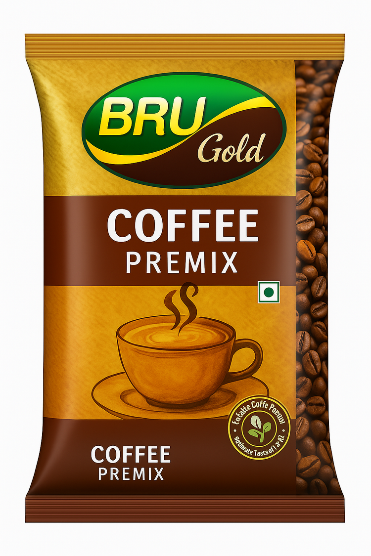 Bru Gold Coffee Premix Combo for Premium Vending - COFFEE WALLA
