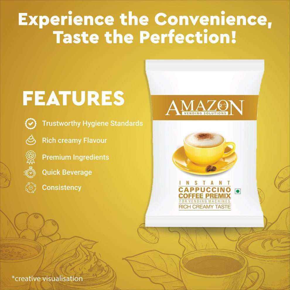 Amazon Cappuccino Coffee Premix for Vending Machines