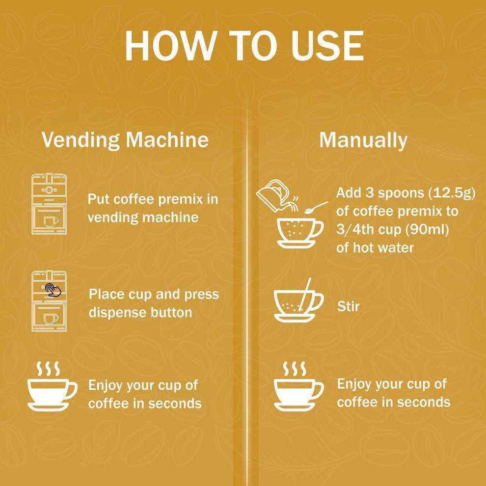 Amazon Cappuccino Coffee Premix for Vending Machines
