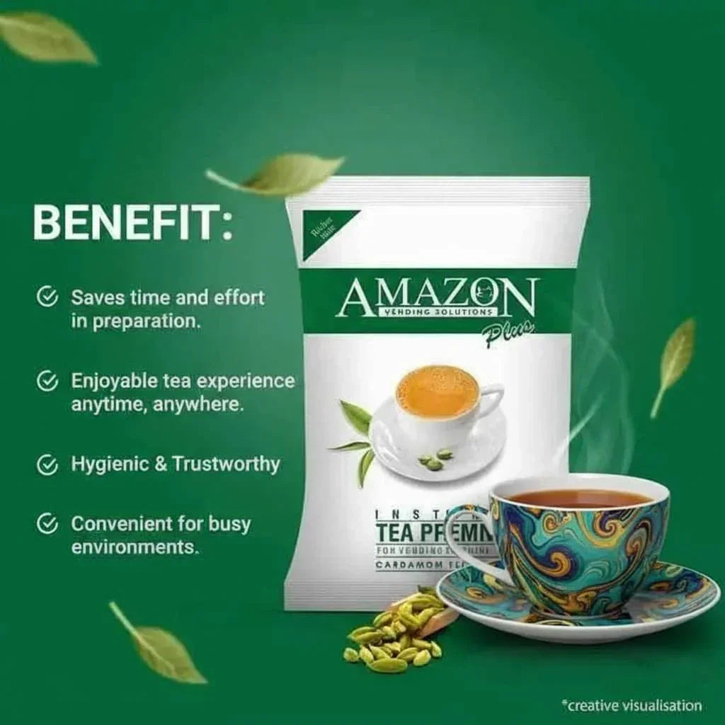 Instant Tea Powder for Vending Machines – Amazon Cardamom Premix