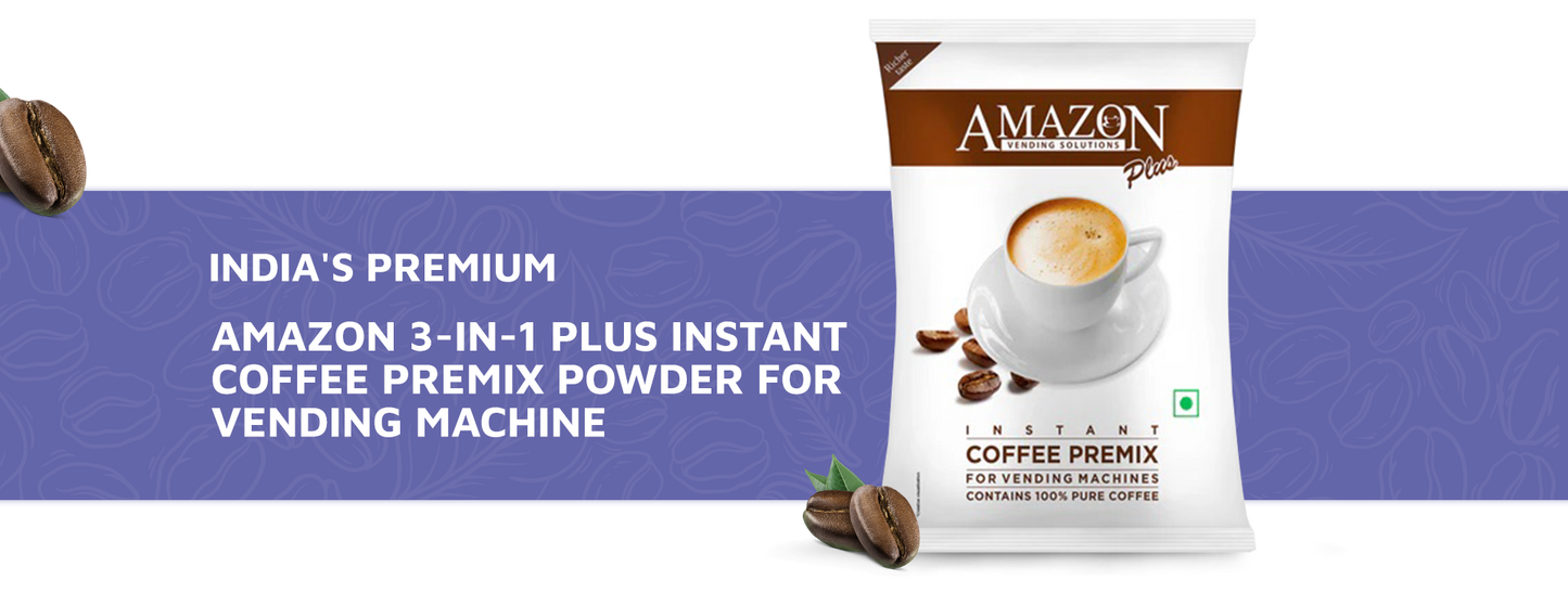 AMAZON PLUS COFFEE PREMOX 1 KG Instant Coffee Premix - COFFEE WALLA CALL ANY REQUIREMENT 99397588888 24*7