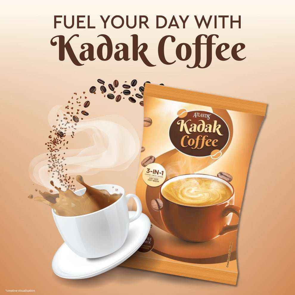 Atlantis Kadak 3-in-1 Coffee Premix Instant 20KG BOX - COFFEE WALLA