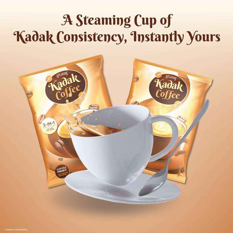 Atlantis Kadak 3-in-1 Coffee Premix Instant 20KG BOX - COFFEE WALLA