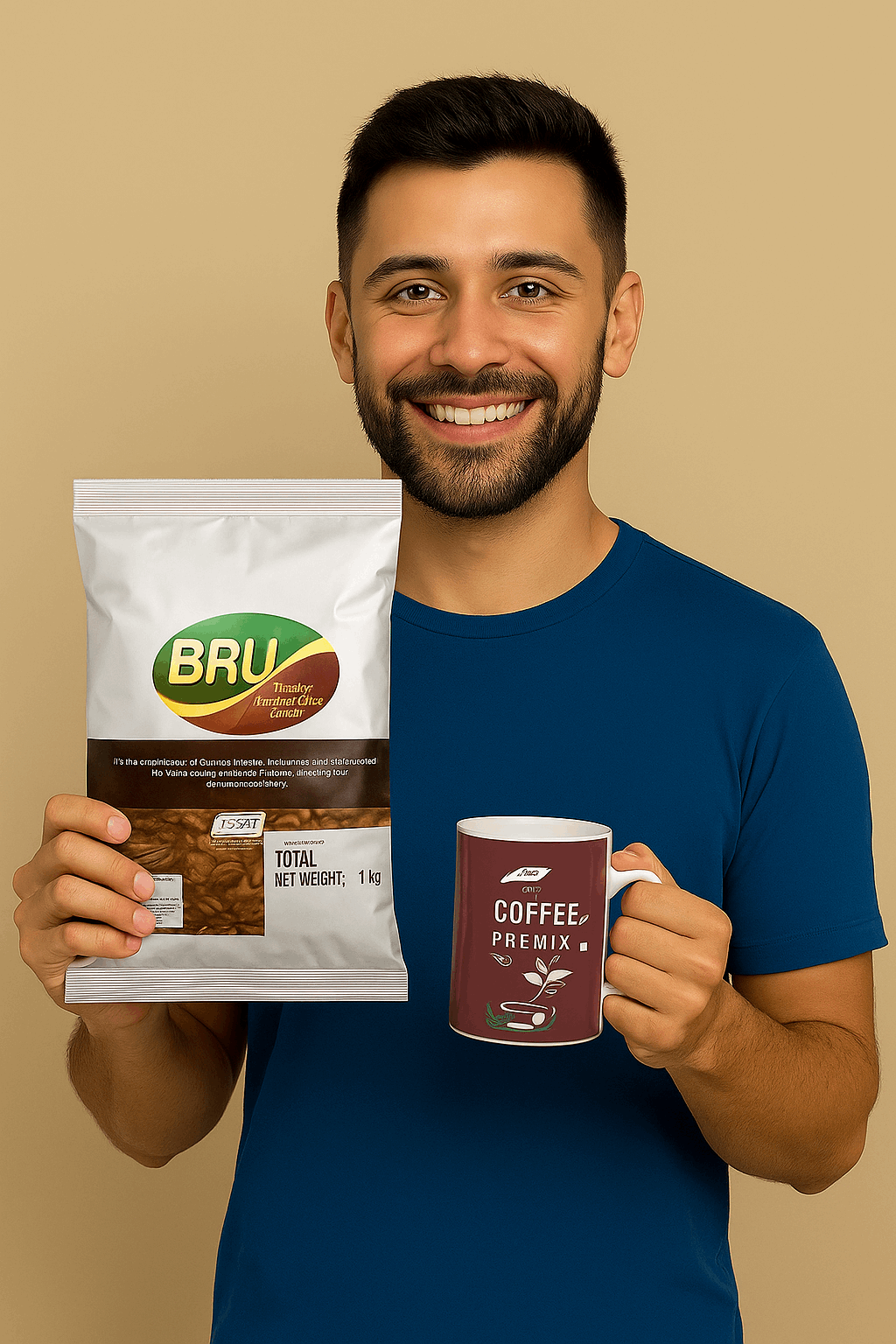 Bru Coffee Roasted Beans Price India 1kg Pack