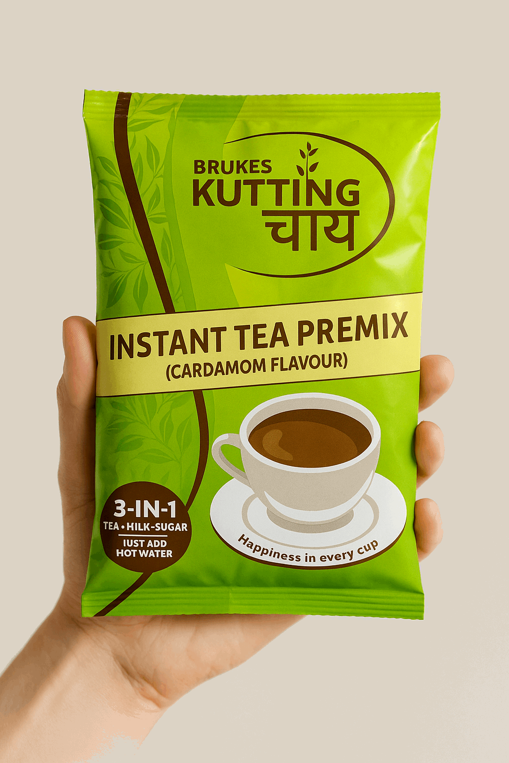 Brukes Kutting Chai Tea Premix for Vending Machines 3-in-1
