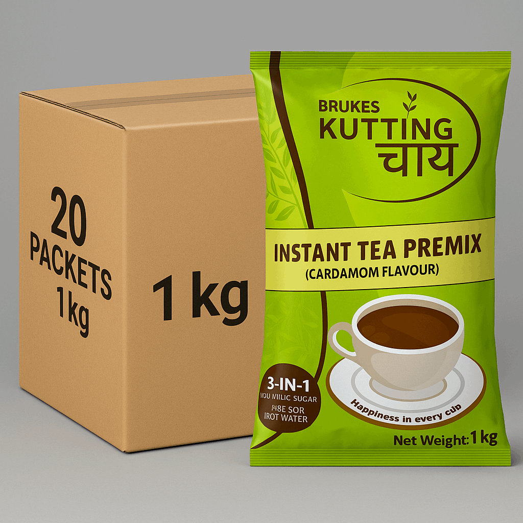 Brukes Kutting Chai Tea Premix for Vending Machines 3-in-1
