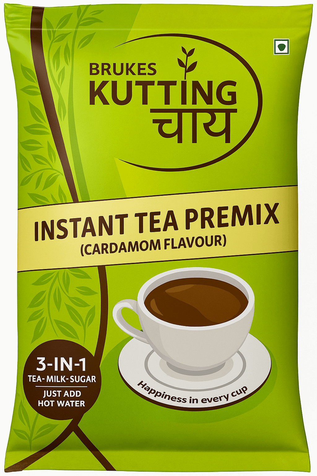 Brukes Kutting Chai Tea Premix for Vending Machines 3-in-1