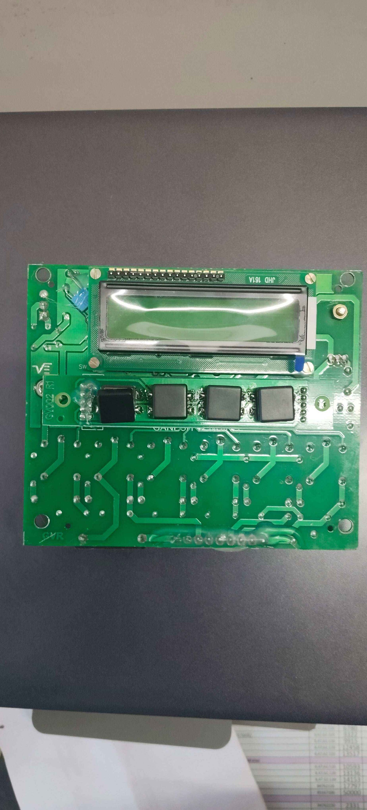 Electronic circuit board with display and buttons for Nescafe tea coffee vending machine