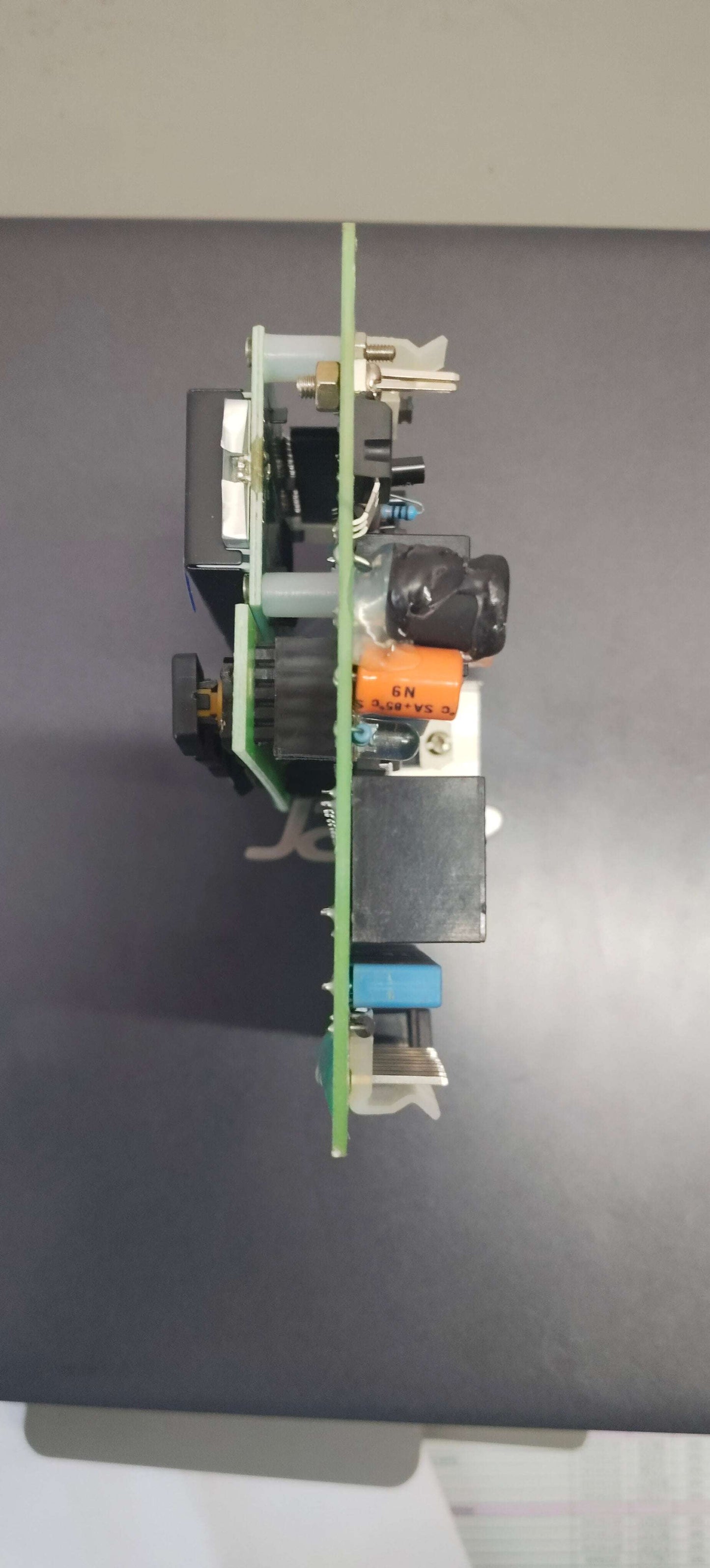 Internal circuit board component of a Nescafe tea coffee vending machine showing electronic parts