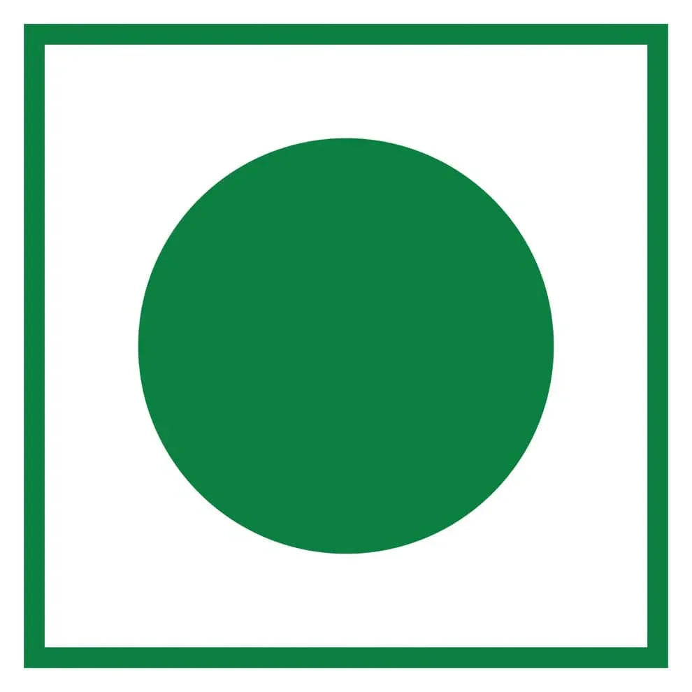 Green dot symbol indicating vegetarian product for ATLANTIS SOUP PREMIX 500 gm pack