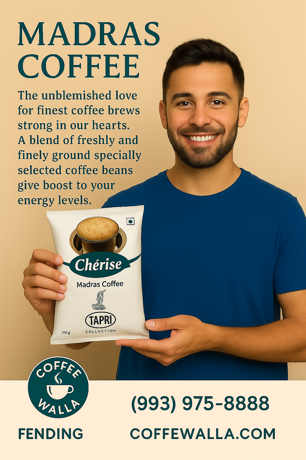 Cherise Tapri Instant Coffee Powder 1kg Premium Blend