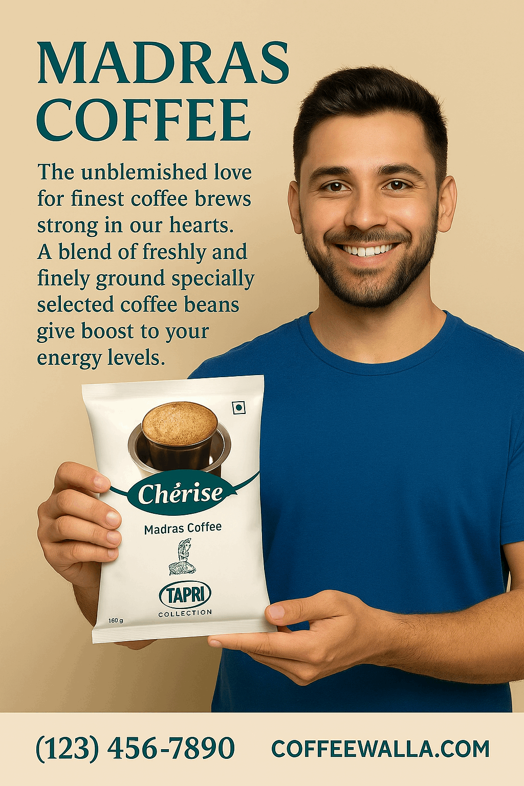 Madras Coffee Premix LOW SUGER