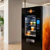 Best tea vending machines for offices Noida black vending machine with touchscreen in office