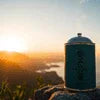Nescafe 2 option coffee machine price Noida outdoor travel coffee maker with sunrise background