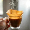 Best Madras coffee beans for vending machines brewed fresh in clear glass cup with steam