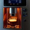 Atlantis coffee machine supplier Ghaziabad espresso brewing with illuminated coffee cup