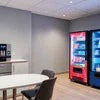Jio Mart office coffee machine installation services with coffee machine and vending machines in office break room