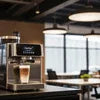 tea coffee vending machine rental Delhi dispensing fresh coffee in modern office setting