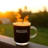 Nescafe coffee premix steaming cup showcasing the best coffee premix for vending machines