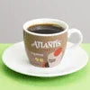 Atlantis Cafe coffee premix wholesale cup of instant coffee with saucer