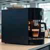 Modern coffee machine supplier in Ghaziabad black espresso maker brewing coffee