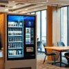 Coffee machine supplier in Noida vending machine with beverages in modern office space