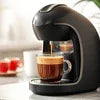Dolce Nescafe coffee machine brewing fresh espresso showing how to use Dolce Nescafe for quality brewing