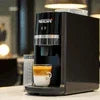 Nescafe vending machine Kasana brewing a fresh cup of coffee on a modern countertop