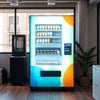 Modern office coffee machine Delhi NCR with digital display and beverage options in a bright office space
