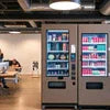 Vending machine for coworking space Delhi offering snacks and beverages in modern office area