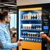 Coffee machine near me vending machine with various coffee drinks in office setting