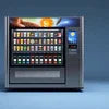 ATLANTIS MACHINE beverage vending machine with multi-slot drink selection and digital payment system