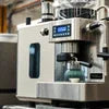 Nescafe coffee machine rental in Noida Sector 63 stainless steel espresso maker with digital display