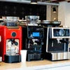 MAX Coffee Machine Supplier in Noida offering red, black, and silver coffee machines for commercial use