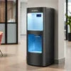 Atlantis table top water dispenser Noida sleek black and silver design for office and home use