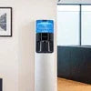 Water Dispenser Rental in MG Road Gurugram modern blue and black water cooler in office room