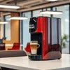 Nescafe coffee dispenser rental Lajpat Nagar red model in office setting for easy coffee access