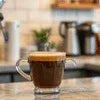 Atlantis instant coffee Greater Noida brewed cup of coffee on kitchen counter