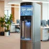 Atlantis tea coffee machine modern office water dispenser with digital display and stainless steel finish
