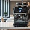 Atlantis coffee machine dealer near me black espresso maker on kitchen counter