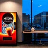 Nescafe coffee vending machine offering monthly coffee vending machine hire for offices in a modern workspace