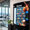 Nescafe coffee machine AMC Sector 143 branded vending machine with various coffee options
