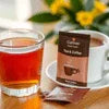 Nescafe Classic Premix Coffee Sachet with a glass of brewed coffee for corporate coffee machine service Ghaziabad