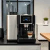 Atlantis Coffee Machine Rental Noida sleek black coffee maker with digital display brewing espresso