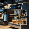 Continental Coffee Machine Supplier espresso machine brewing coffee in café setting