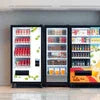 Office coffee machine rental Gurugram with beverage coolers stocked with sodas and juices