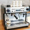 Cafe Desire vending machine stainless steel espresso maker with dual group heads brewing coffee