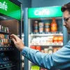 Coffee vending machine repair Idarpuram technician servicing a coffee vending machine