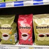 Brewdays coffee packets displayed on shelf from Atlantis vending solution provider Noida