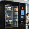 Atlantis vending machine for small offices with drinks and snacks, modern design with digital display
